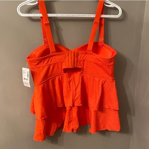 Orange Tiered Tankini — Top Only - Picture 5 of 5